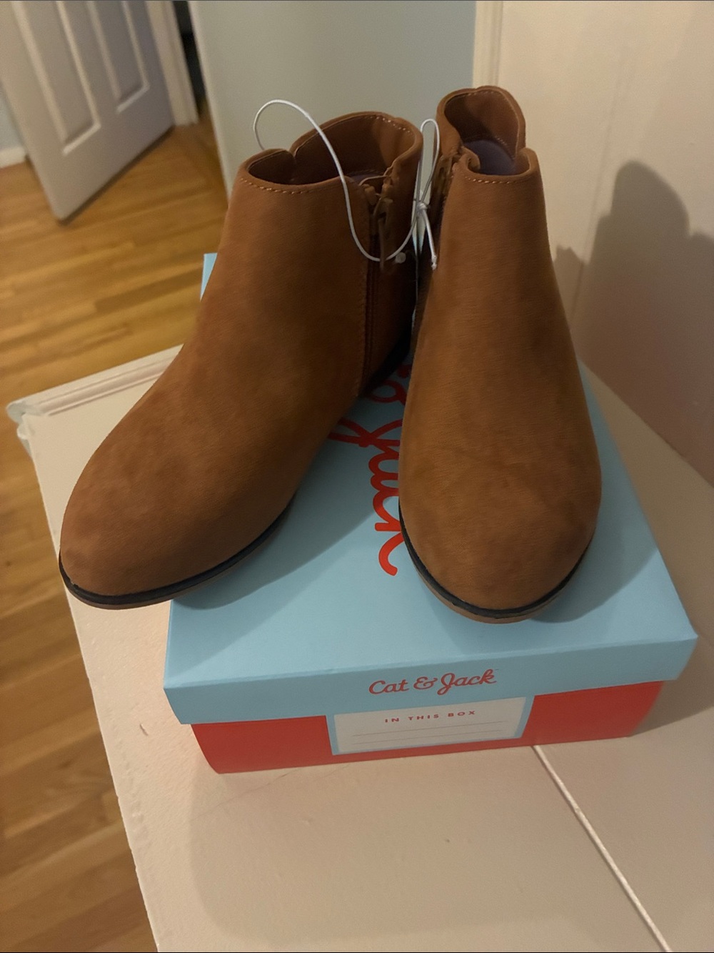 Cat & Jack Brown Suede-Look Chukka Ankle Boots